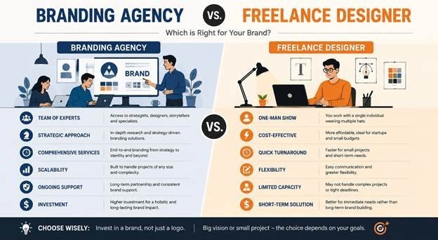 freelancer vs branding agency